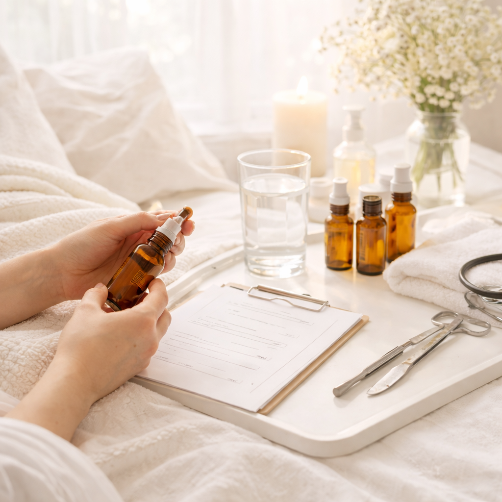 Surgical recovery support with pre and post-operative nutrition and breathwork guidance